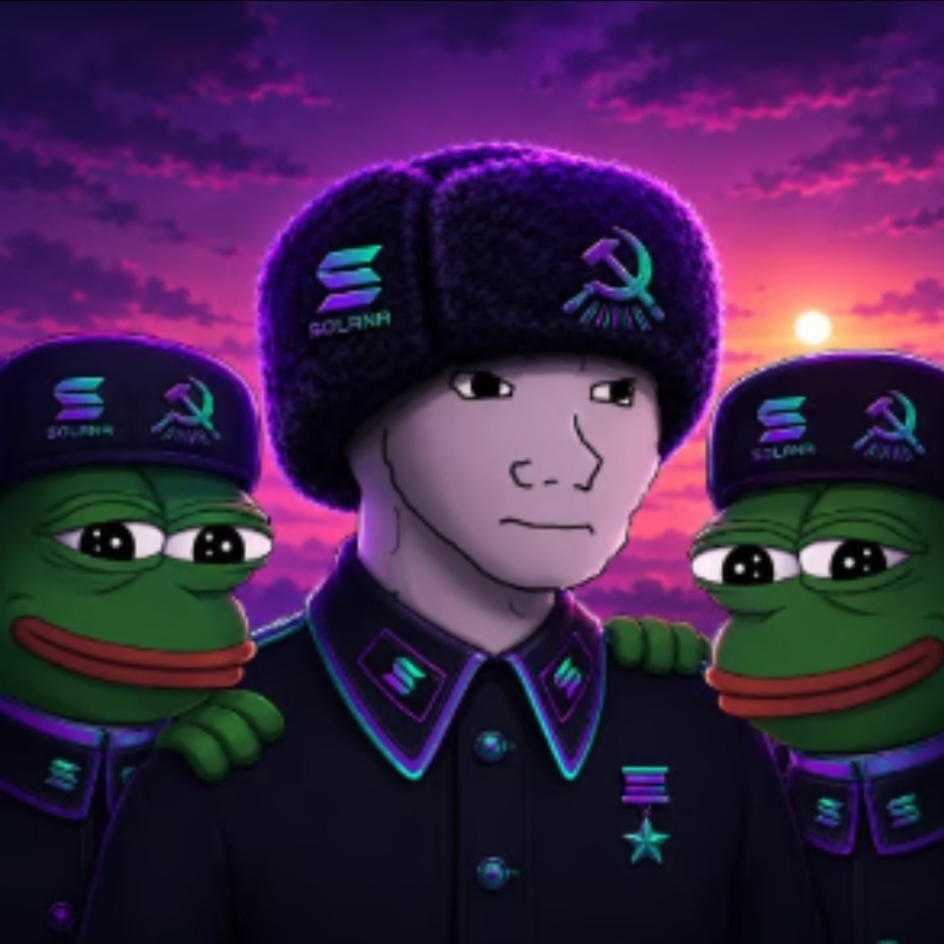 OG SOLdiers commander standing with ranks